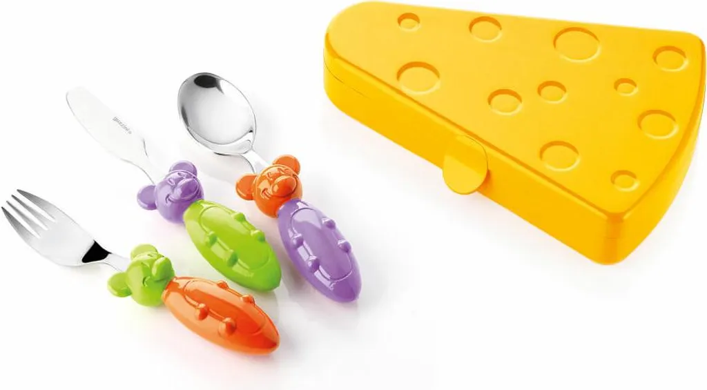 Guzzini TIP TOP TAP Besteck 3 Set mit Etui Assorted col.