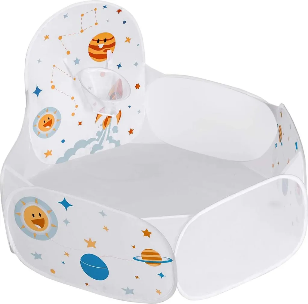 Piscine à balles pour les tout-petits avec 200 balles souples colorées