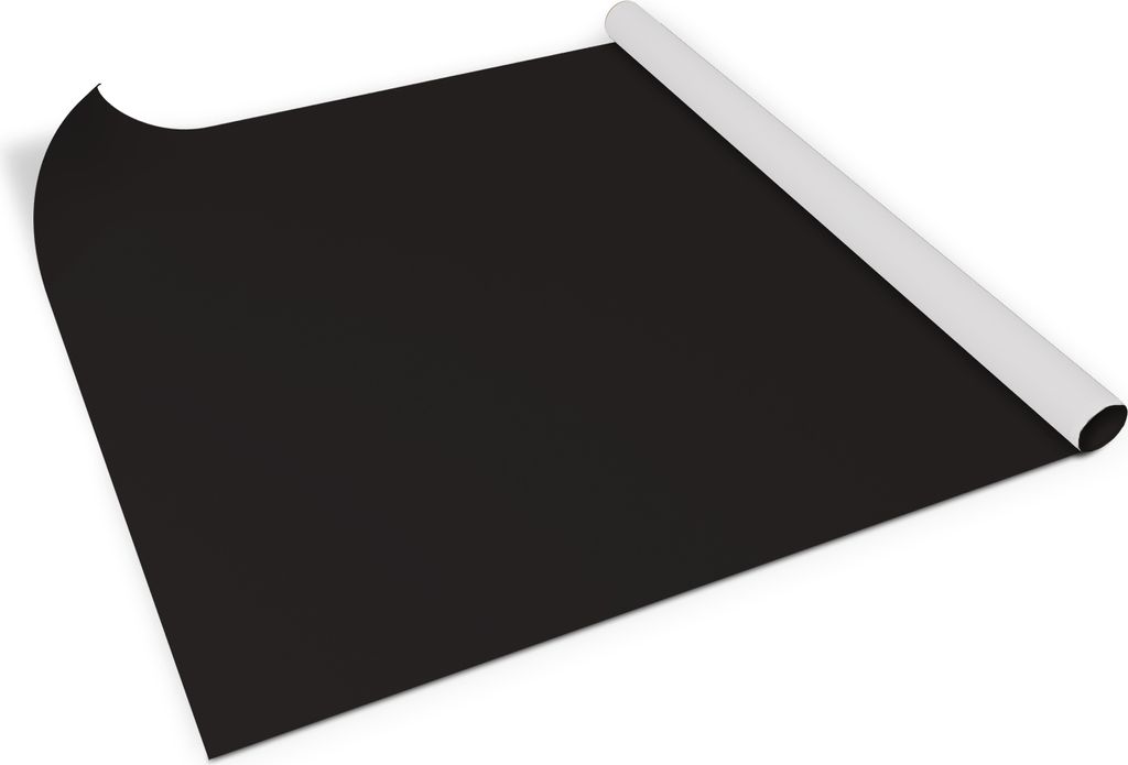 Schwarz – PVC Klebefolie für Möbel – Möbelrenovierungsfolie – Möbelfolie selbstklebend – Küche – Schränke – Möbeldekorfolie – ...