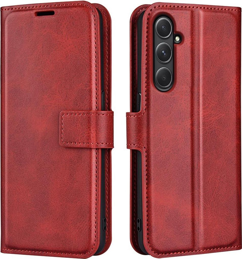 Samsung Galaxy A55 Hülle - Coverup Deluxe Klapphülle - Rot