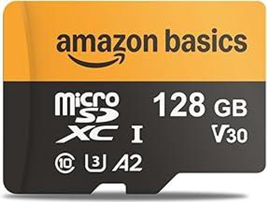 128-GB-microSDXC-Karte mit Adapter, Lesegeschwindigkeit bis zu 200 MB/s, 1er-Pack