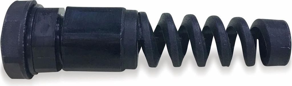 KSS Kabelverschraubung, M25, schwarz, 13 bis 18, Knickschutz