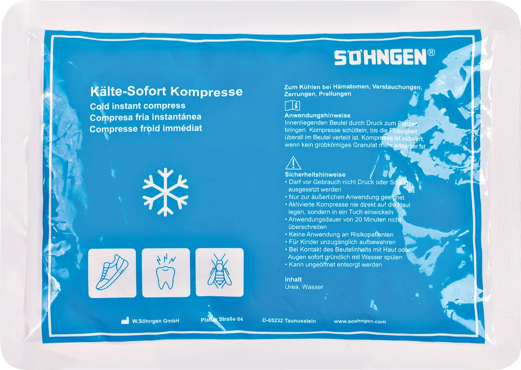 Poche de glace pour sport et urgence SÖHNGEN 1003981 - 48 pièces vrac