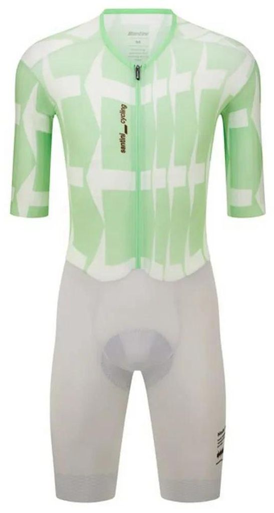 Santini Mads Pedersen Momentum Series Rad-skinsuit Grün L Mann Grün L