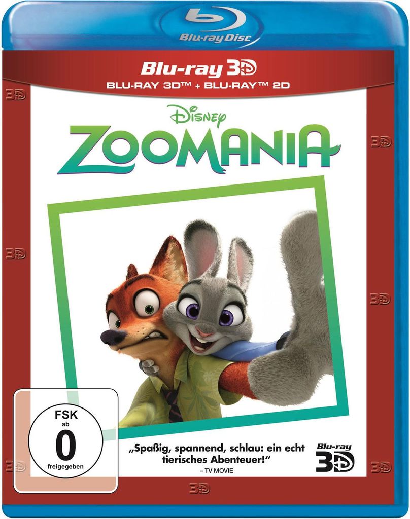 Zoomania [Blu-ray 3D+2D] Produktbild 