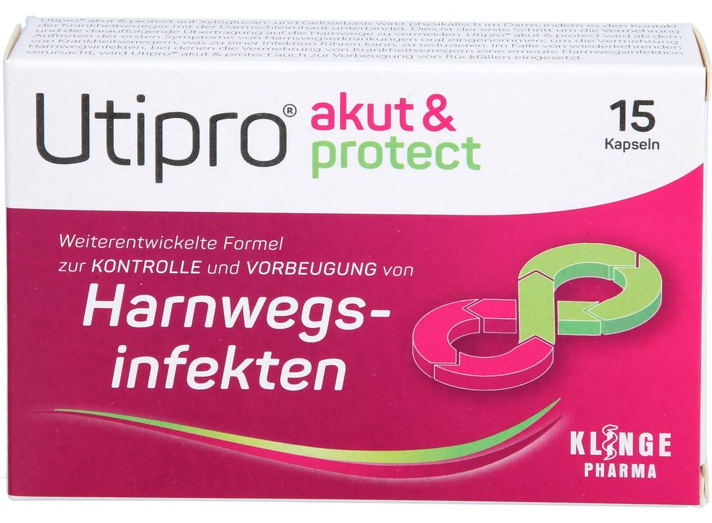 Utipro akut & protect Kapseln gegen Harnwegsinfekte, 15 Produktbild 