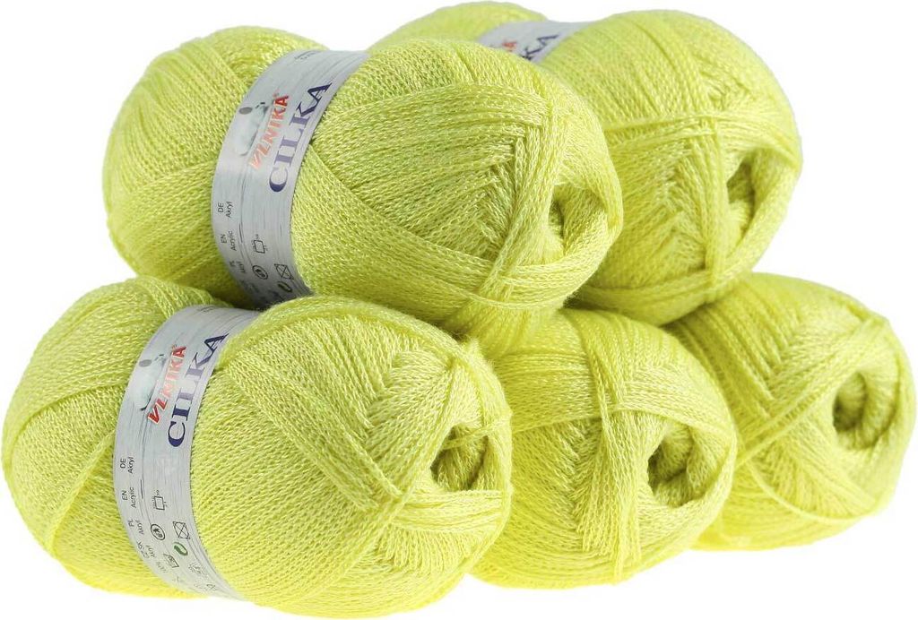 500g Strickgarn CILKA by VLNIKA Klassikgarn Strickwolle Häkelgarn Sommergarn