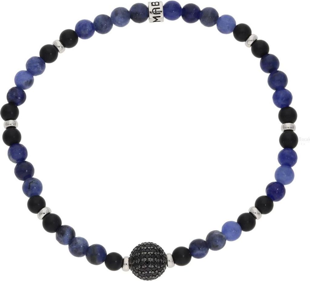 Mabina Steinarmband 533727 mit Zirkonia, Achat und Sodalith Produktbild 