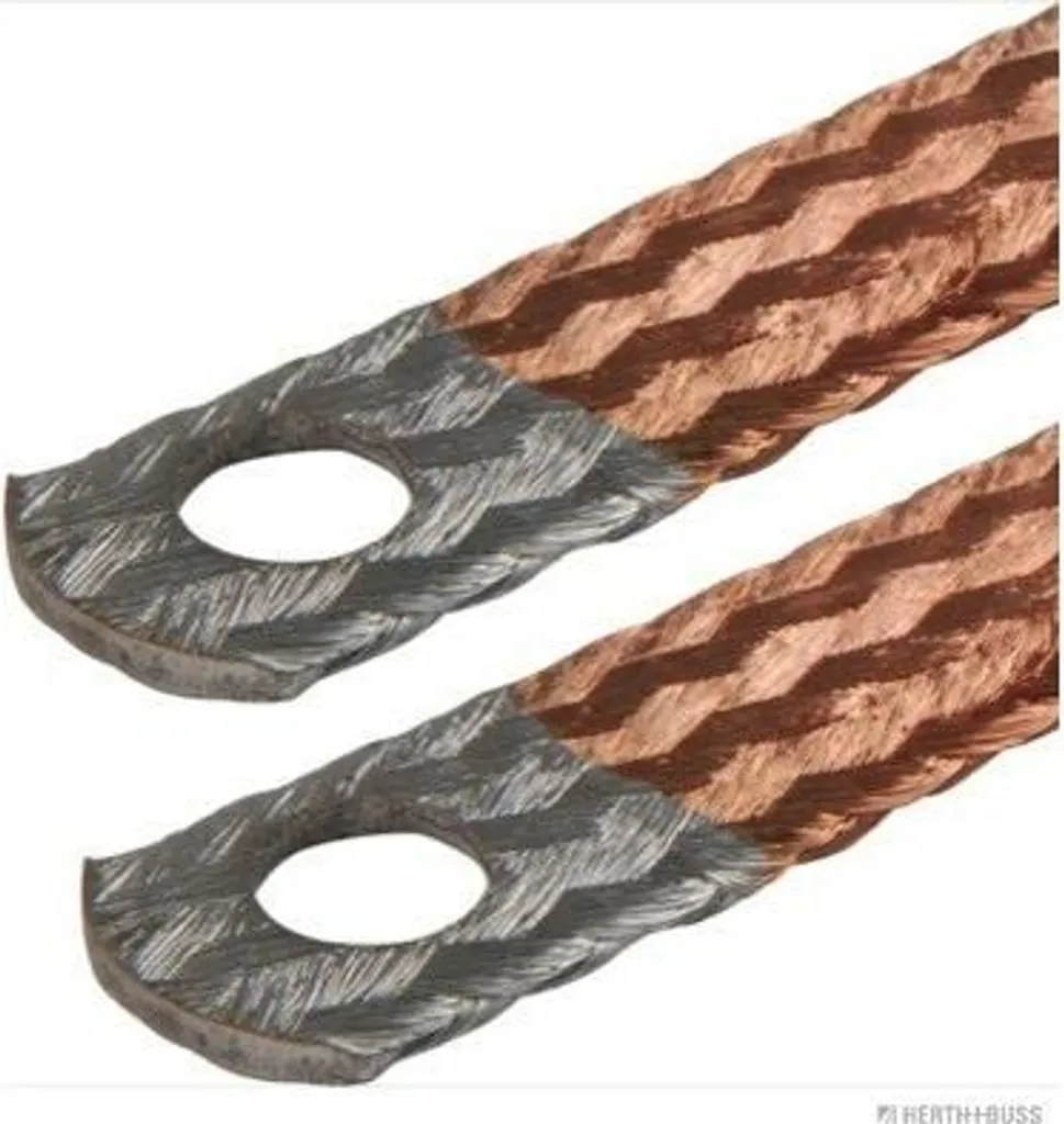 Treccia di Massa Motore Originale: Cinghia Terra in Rame Stagnato