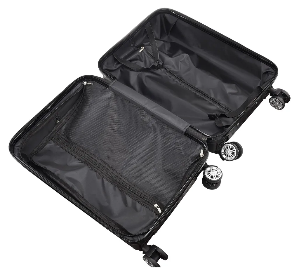 Ensemble de valises rigides en ABS durable avec roues multidirection - 3