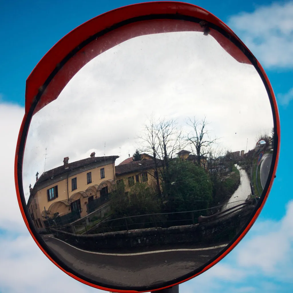 Miroir Routier de Sécurité Extérieur avec Grand Angle pour Sortie de Rue - 6