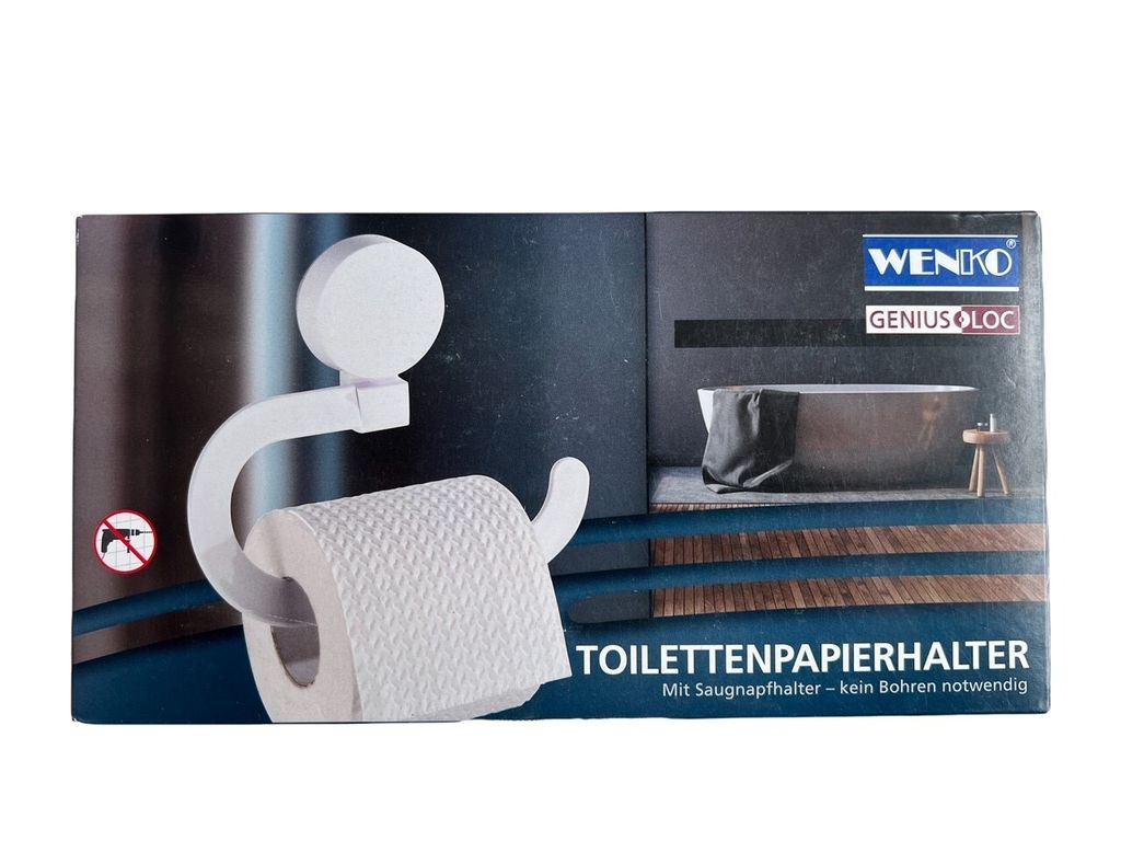 Wenko Genius Loc Toilettenpapierhalter