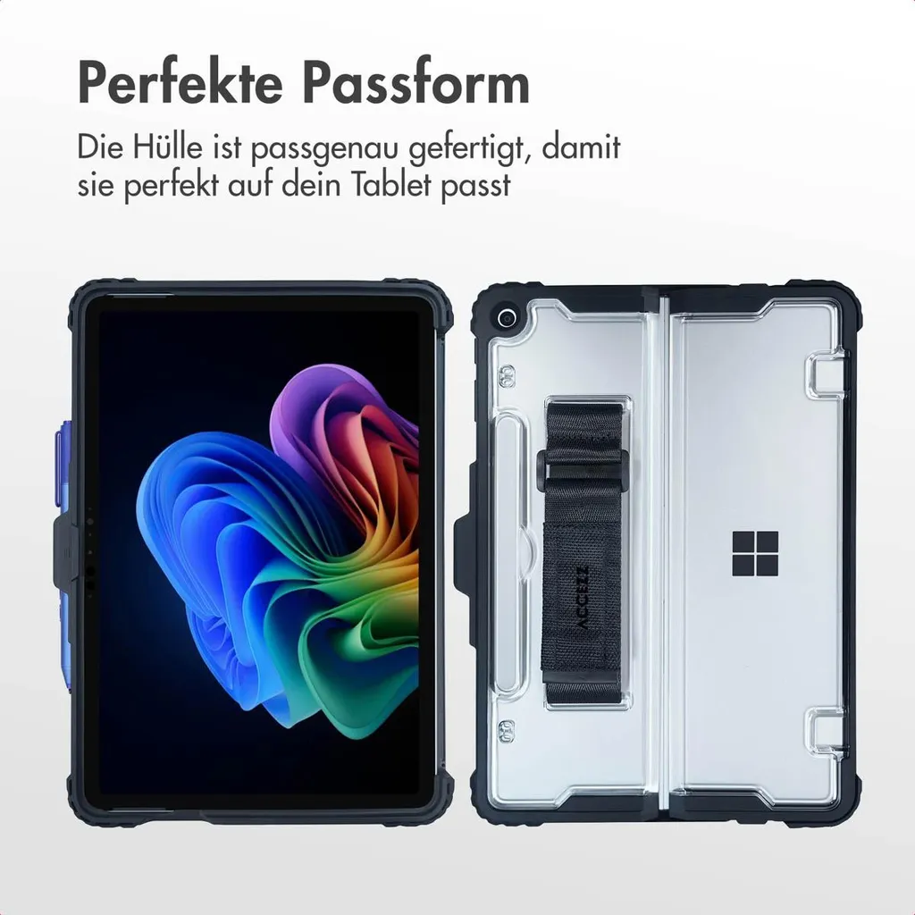 Custodia Robusta Microsoft Surface Pro 12 Accezz Nero - Protezione Top - 7