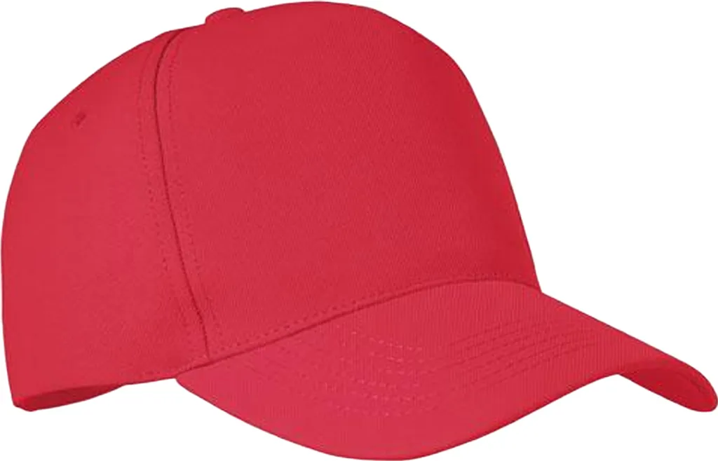 MidOcean - Cappellino da baseball "Senga" a 5 segmenti MO209 (Taglia unica) (Rosso)