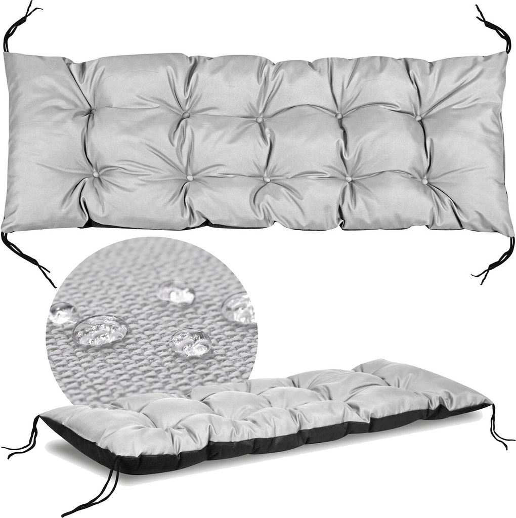 Palettenkissen Gartensofakissen Sitzkissen Gesteppte Kissen gefüllt 120x40 CM