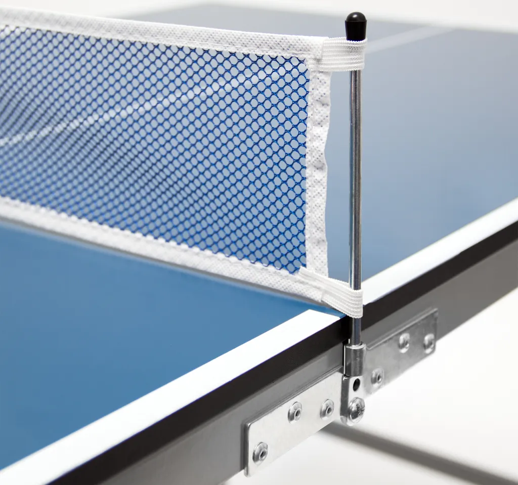 Relaxdays Table de ping-pong pliable - Mini table de tennis bleue compacte