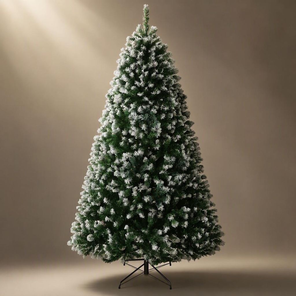 183 cm Künstlicher Weihnachtsbaum mit Schnee, 800 Produktbild 