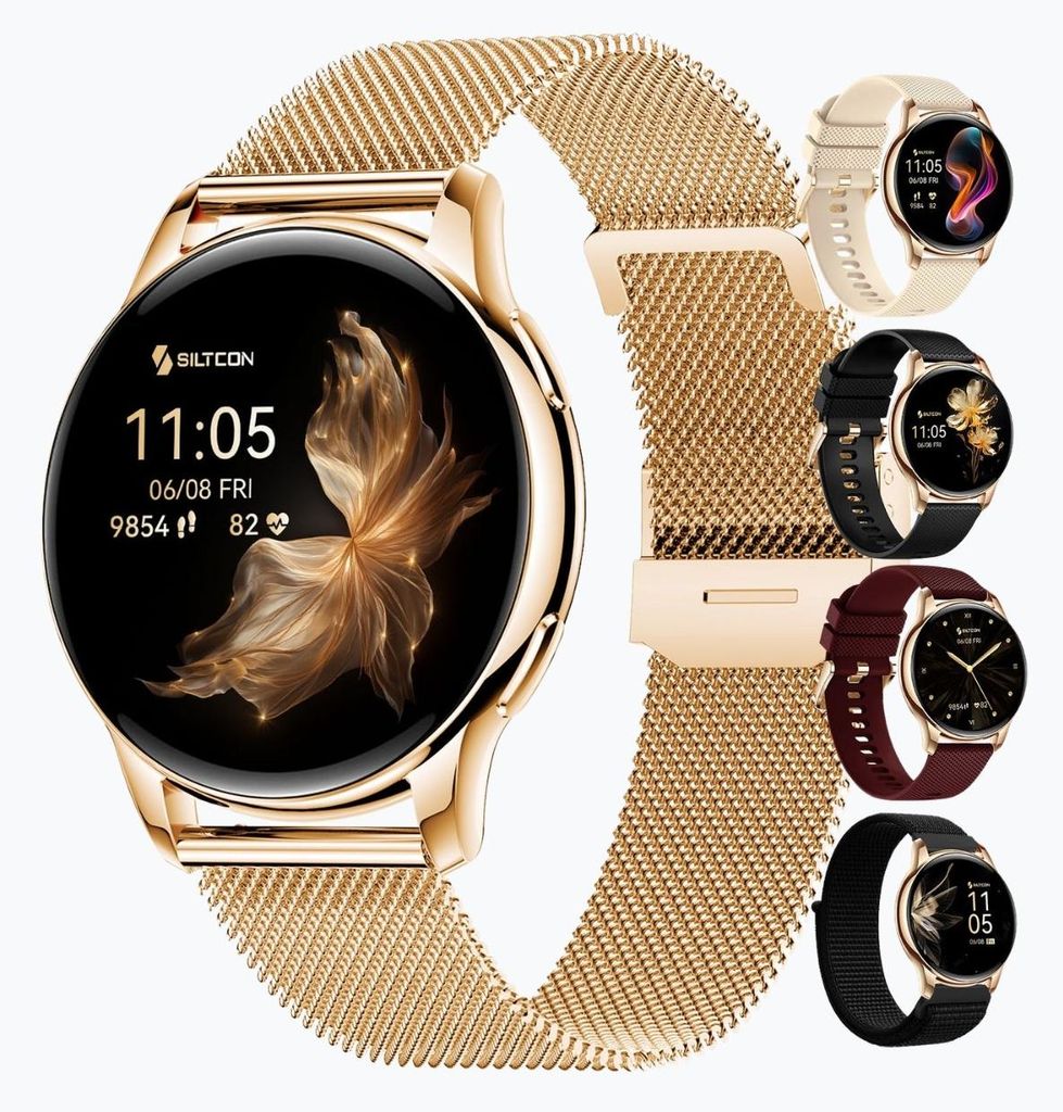 Siltcon® Auréa Smartwatch Dames & Heren - Horloge Dames - Productafbeelding 