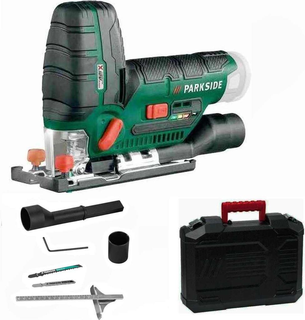 PARKSIDE 12V Akku-Stichsäge PSTKA 12 Solo Gerät mit Koffer