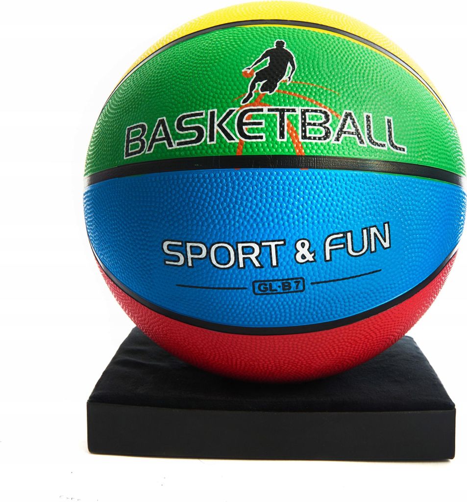 Basketball Ball Größe 7 Bunt Gummi Outdoor Indoor Griffig Trainingsball Sport