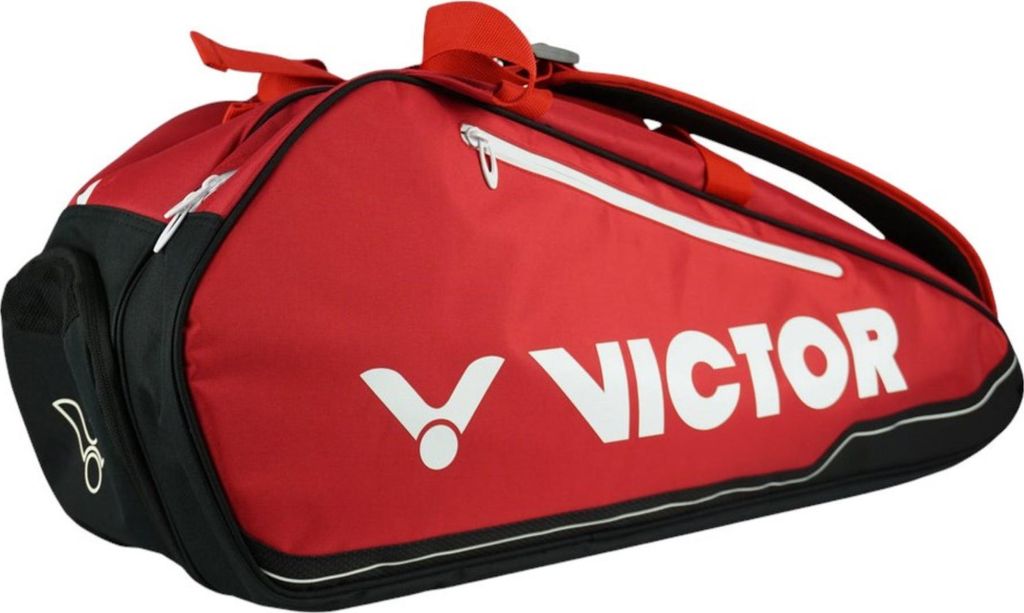 Victor Doublethermobag 9115 D | Badmintonhülle Tasche für Badmintonschläger Balldose Federballschläger Federball Schläger Bälle