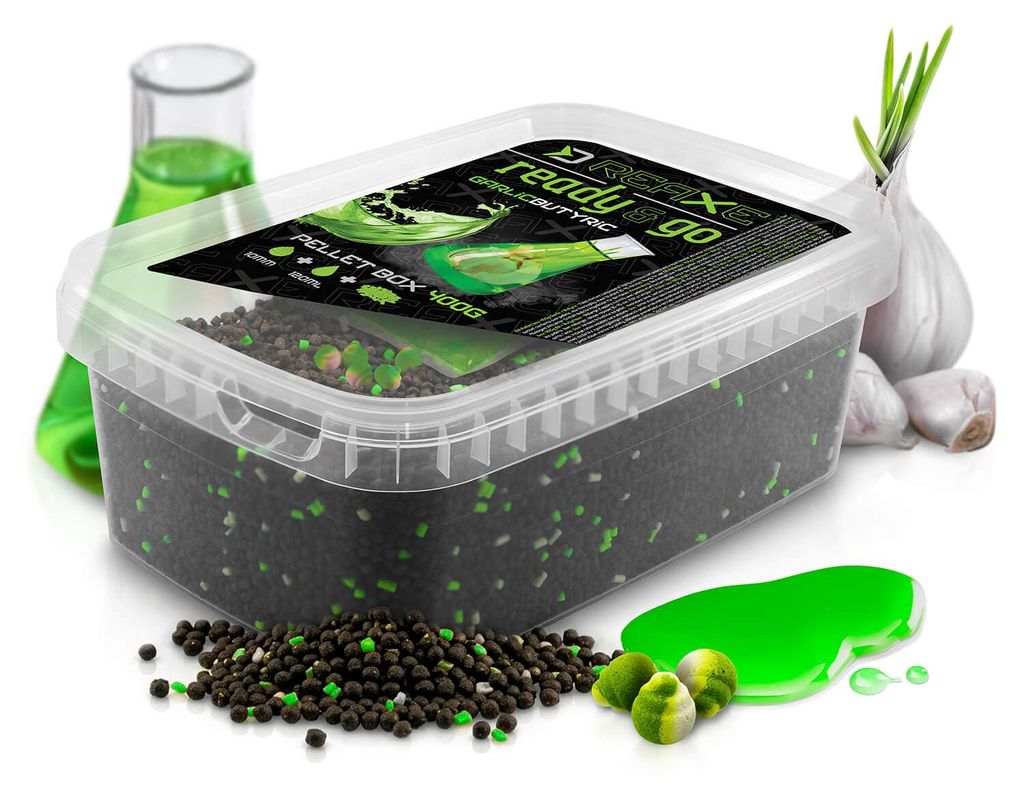 DELPHIN Reaxe READY&GO, aromatizované granule, česnek a Obrázek produktu 