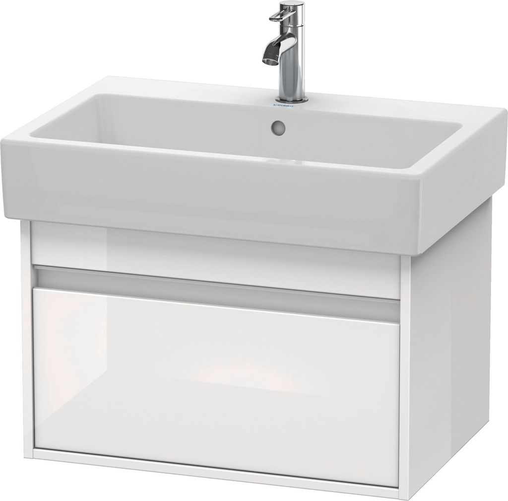 Duravit Waschtischunterbau KETHO 440 x 650 mm weiß hochglanz