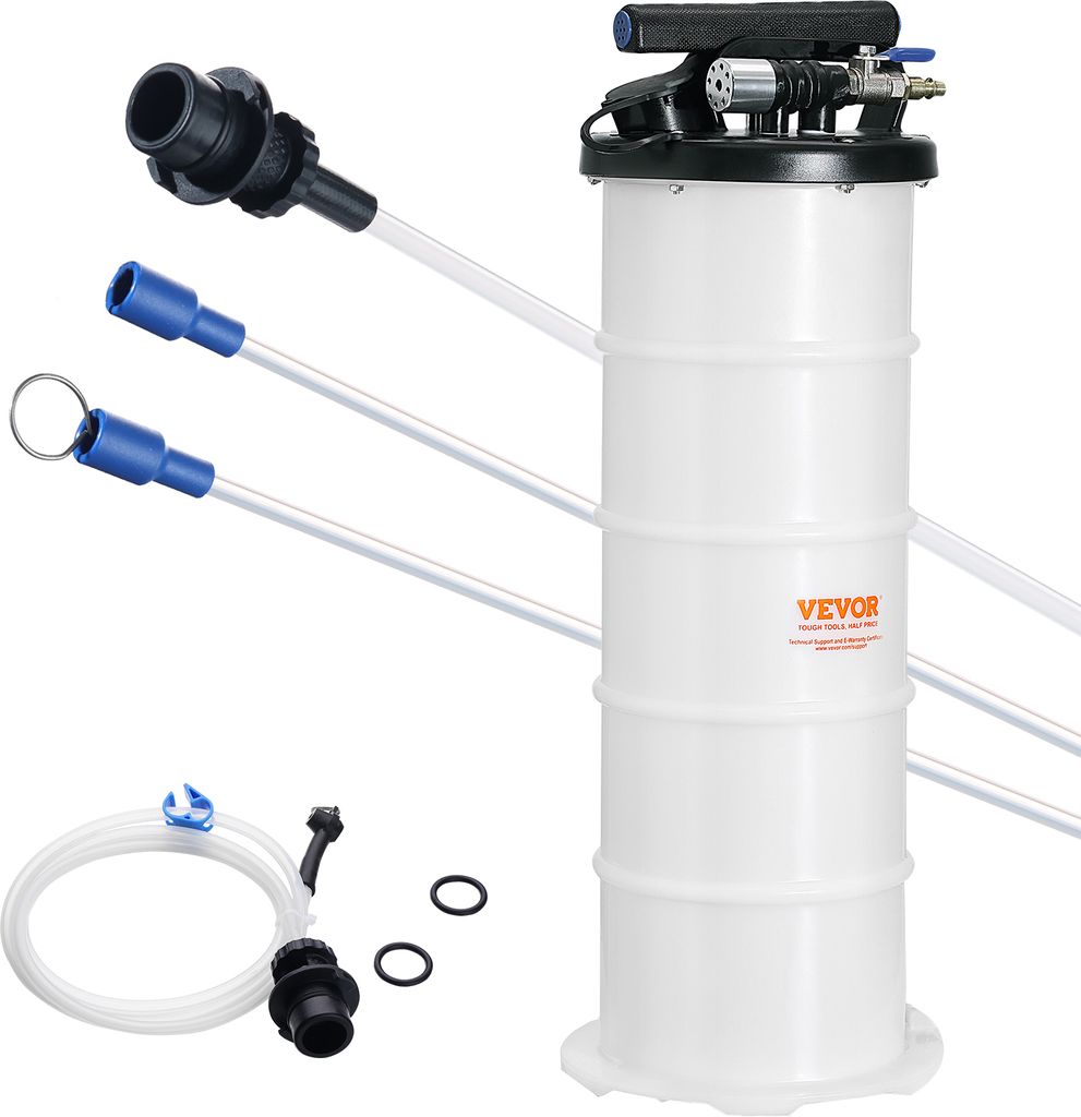 VEVOR Ölabsaugpumpe 6,5L Manuell Pneumatisch Ölabsauggerät Produktbild