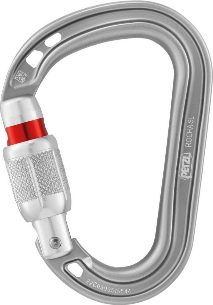Carabiner ROCHA SCREW-LOCK GRAY