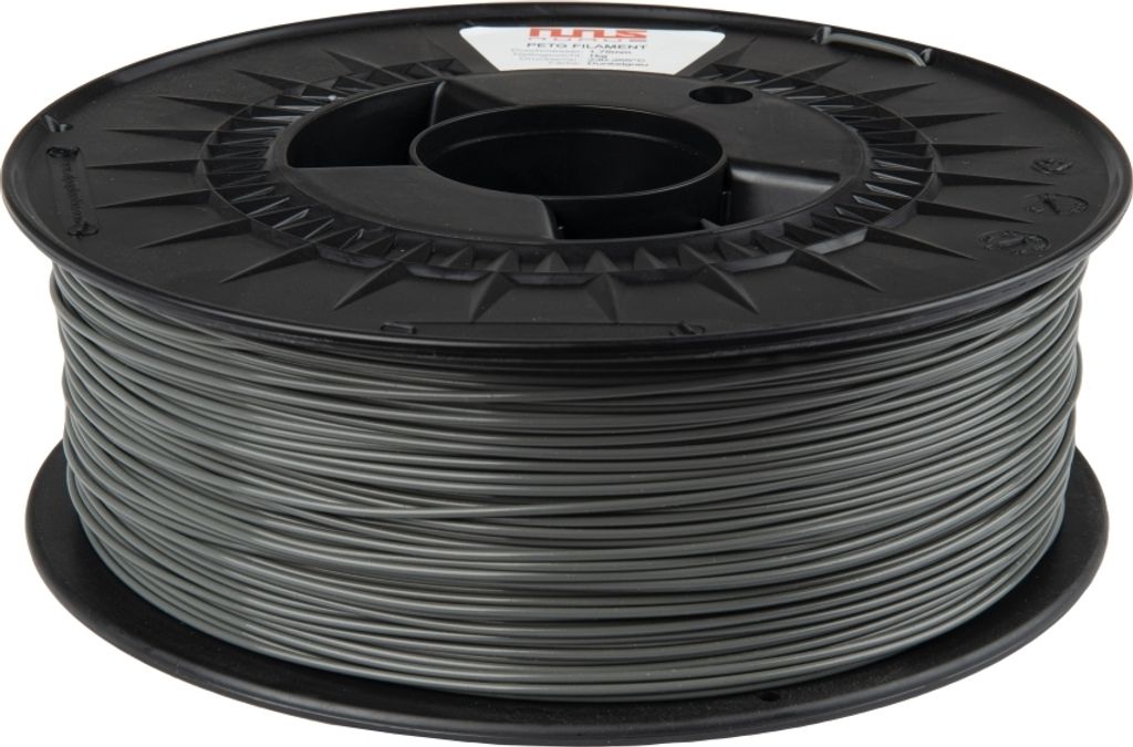 PLA 1,75mm Grau Filament 1 Kg,Premium 3D Filament 1.75mm für alle 3D Drucker. Kein Warping, Starke Haftung, kein Verstopfen