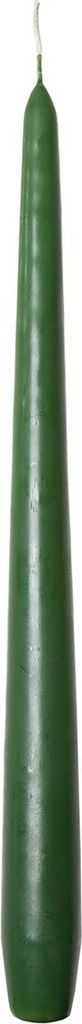 Premium Spitzkerzen Dunkelgrün, Ø 22 x 280 mm, 24 Stück - Brenndauer ca. 10 Std.