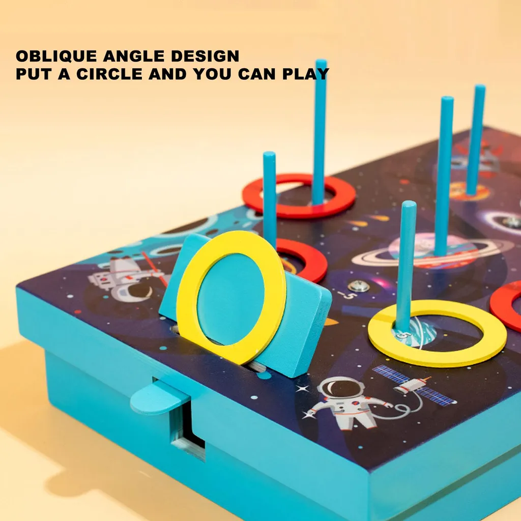 Jeu de lancer de cercles : Améliore la concentration et la précision