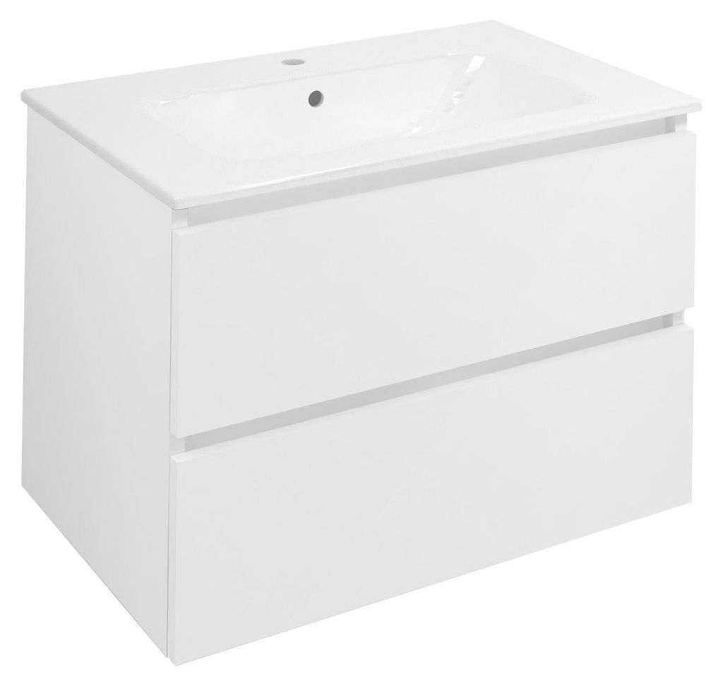 Sapho EZARA Unterschrank 69,8x52x46cm, weiß Glanz