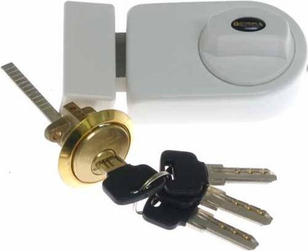 Gerda Surface Lock 3 Schlüssel Zn-200 Weiss - Mp Zn-200B