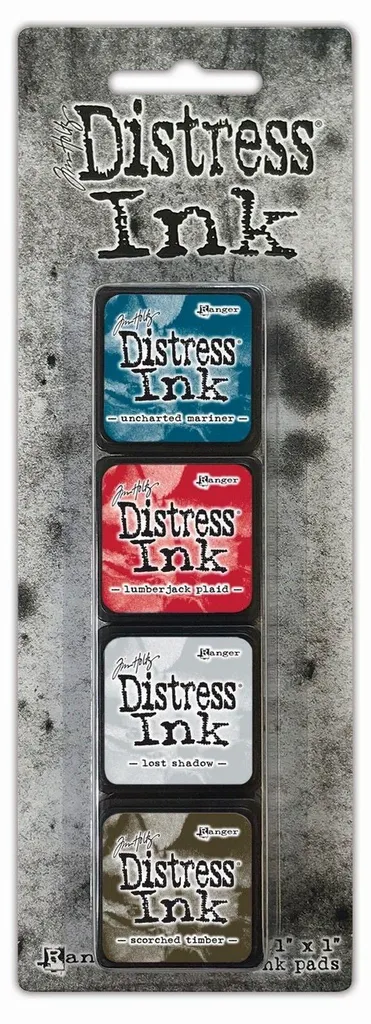 Kit Mini Encres Distress n° 18 Tim Holtz - Finissez-en avec les Encres Mats