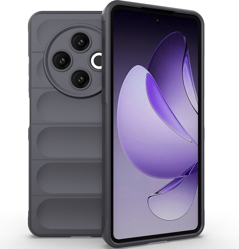 Handyhülle für Tecno Spark 30 4G Weich TPU Silikon Stossfest Anti-rutsch Hülle Dunkelgrau