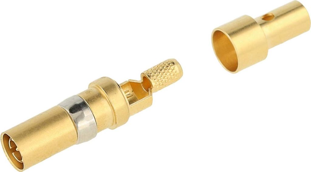 HARTING Koaxialkontakt 50Ohm Kontaktbuchse (F) gold, 1 Produktbild 