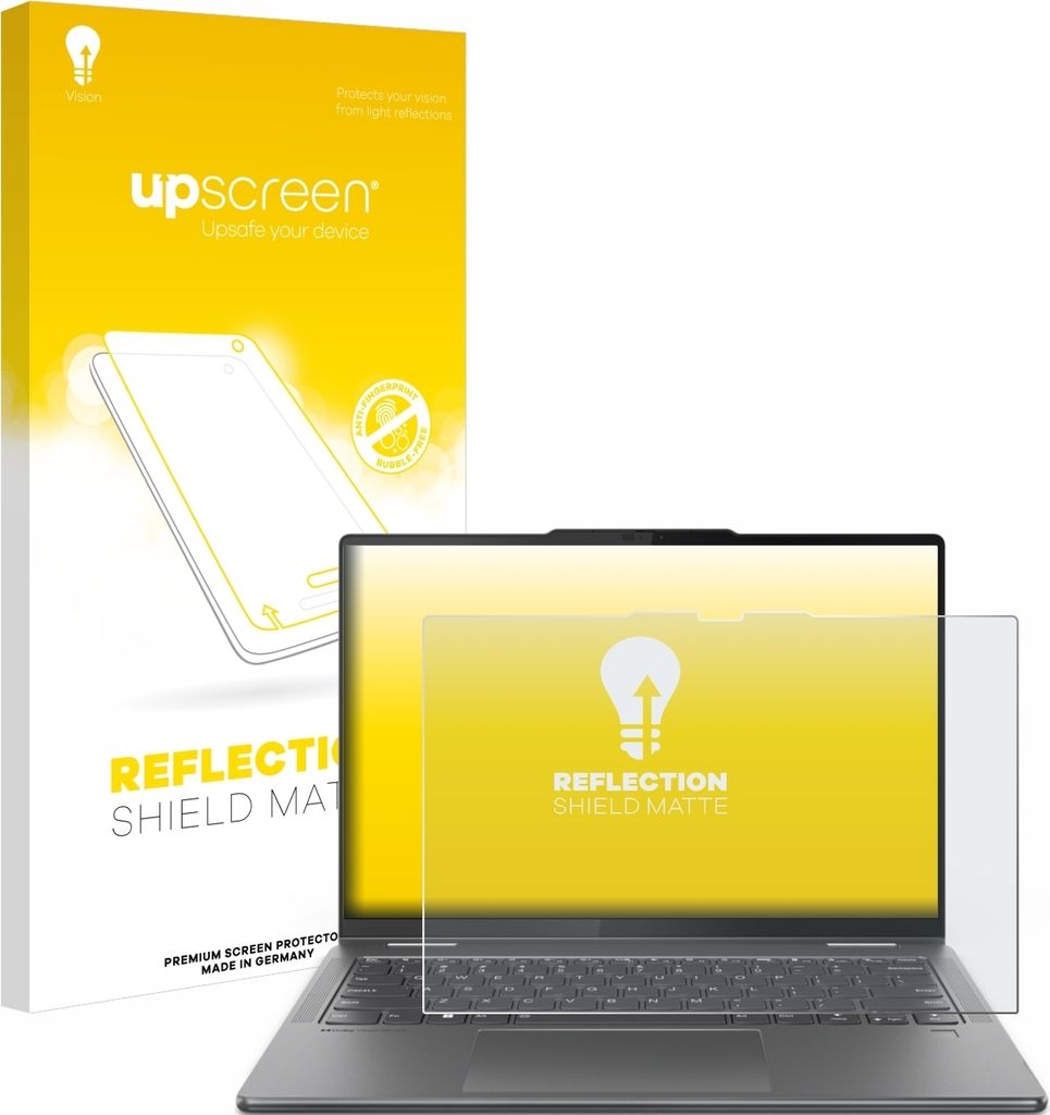 upscreen Schutzfolie für Lenovo Yoga 7 2-in-1 Gen 9 14" Displayschutz Displayschutzfolie Folie Matt Entspiegelungsfolie