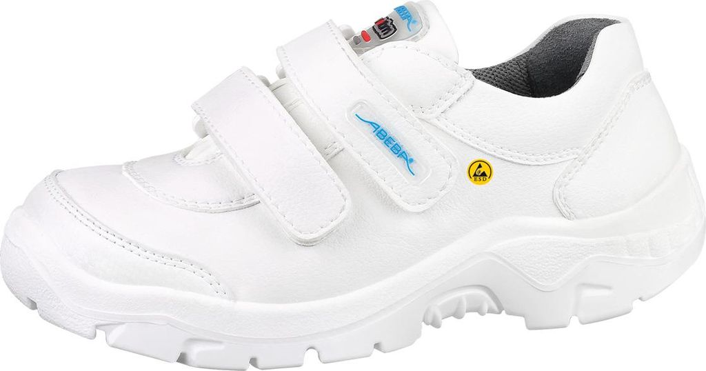 Abeba Sicherheitsschuhe anatom S2 Halbschuh weiß HACCP CE ESD SRC