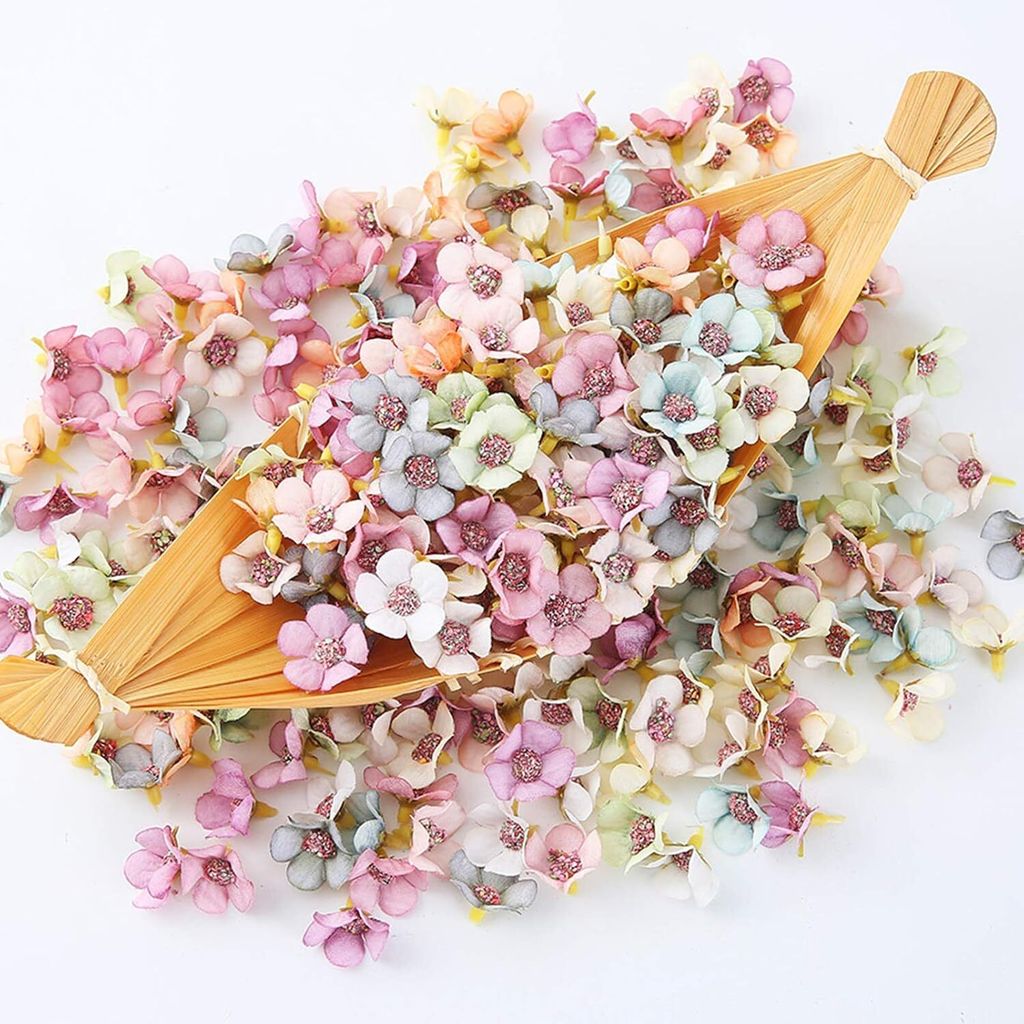 100 Stücke Bunte Kunstblumen Wie Echt 2cm Gänseblümchen Fake Flowers Deko Blumen Künstlich Klein Stoff Blumen Basteln Für Hausgarten Hochzeit ...
