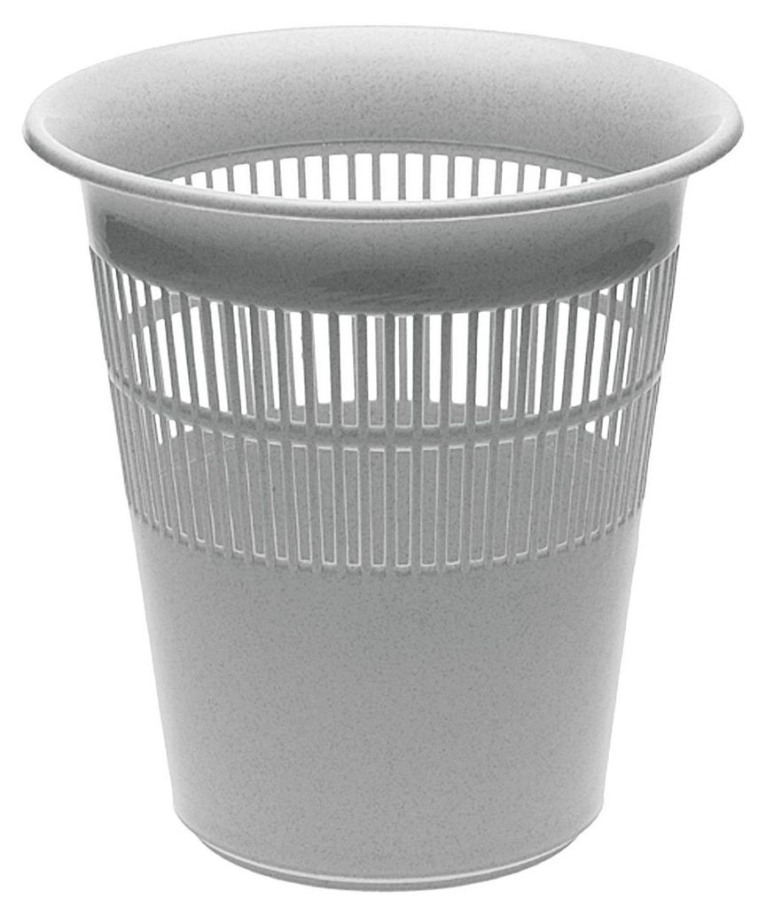 KEEEPER Papierkorb 31 cm Ø29 cm silber 5 Stück Zdjęcie produktu 