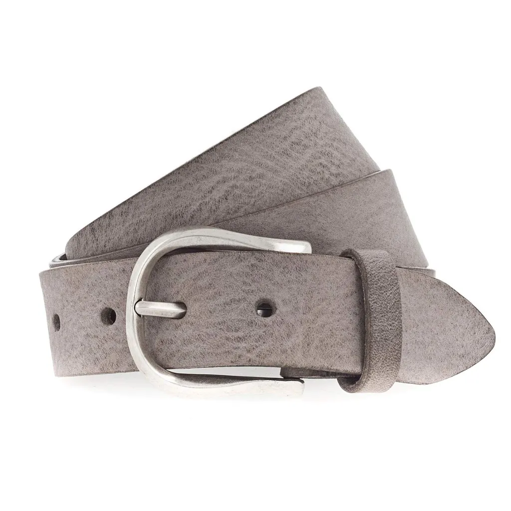 Vanzetti Cintura in Pelle 35mm Mouse Gray W80 - Praticità Quotidiana