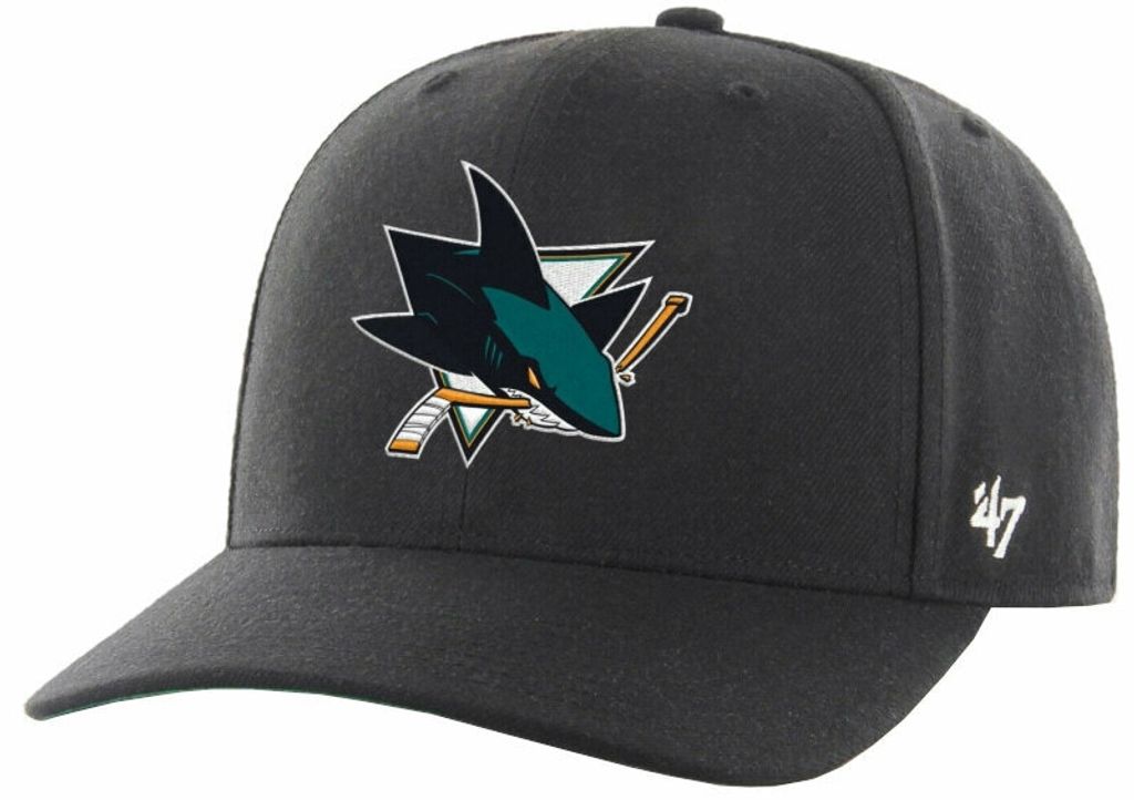 San Jose Sharks NHL '47 Lana Cold Zone DP Nero 56-61 cm Cap Immagine del prodotto 