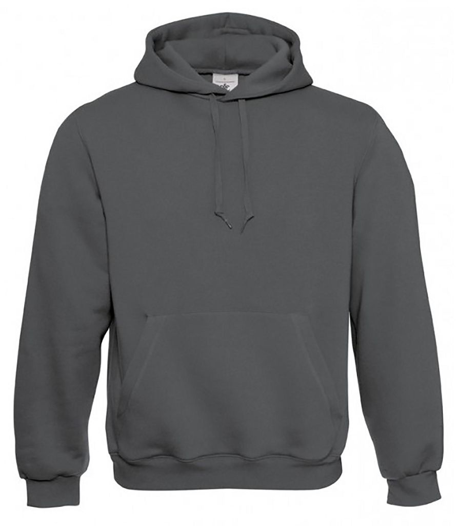 B&C Herren Kapuzenpullover / Hoodie / Kapuzensweater FK152 (S) (Stahlgrau)