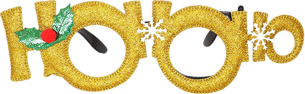 Nette dekorative Brille attraktive realistische dauerhafte realistische Weihnachtsbrille für Hotel-Goldene HO