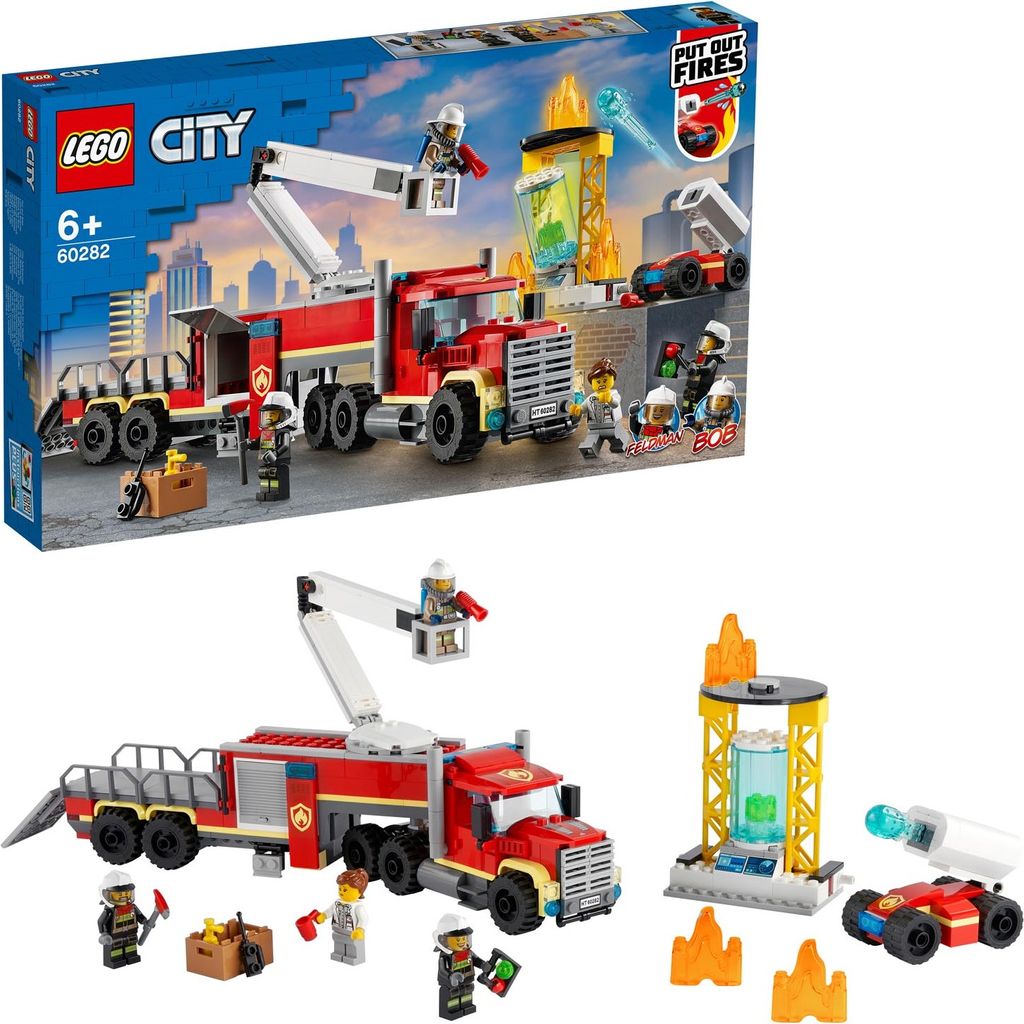 LEGO 60282 City Centre d'intervention mobile des pompiers Image du produit 