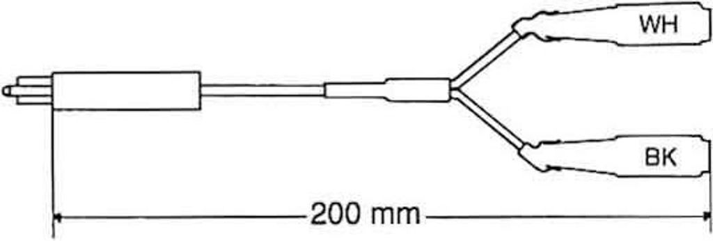 Corning LSA-Plus 2 Prüfschnur 4-pol. Bu. 0, 2m DE620001672