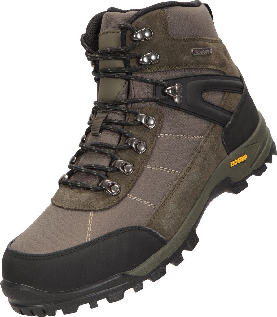 Mountain Warehouse - Herren Wanderstiefel "Storm Extreme", Wildleder MW1414 (41 EU) (Khakigrün)