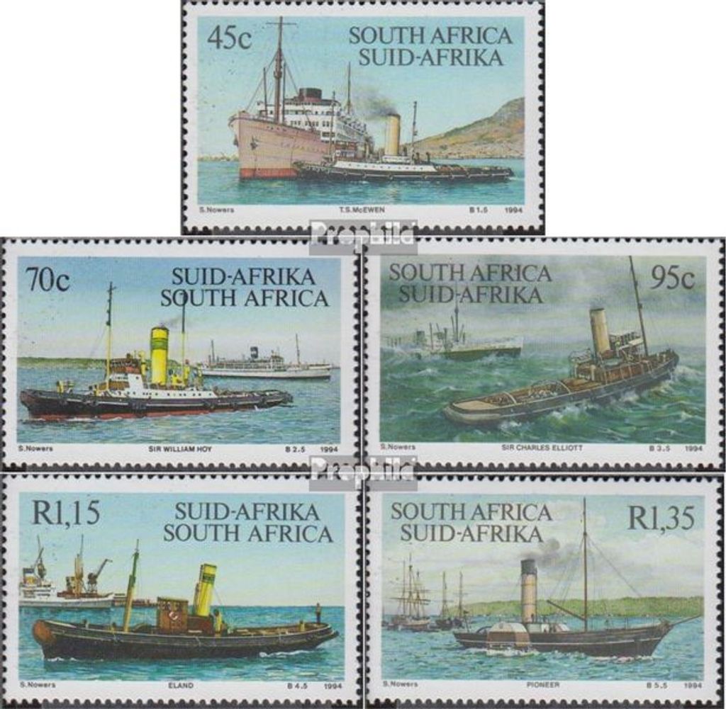 Briefmarken Südafrika 1994 Mi 930-934 (kompl.Ausg.) gestempelt Schlepper
