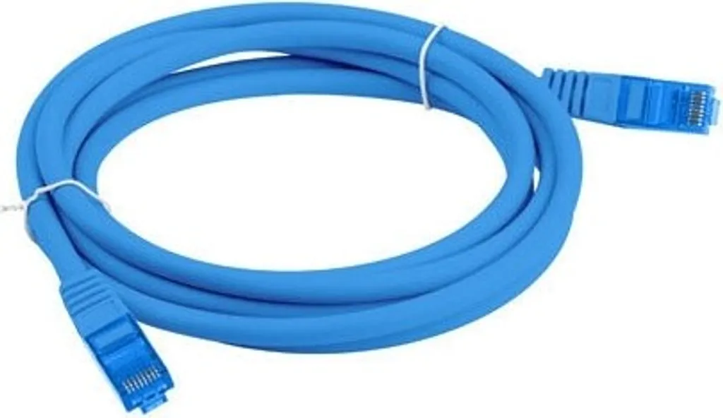 Cavo Ethernet Gaming Lanberg Cat.6A 1.5m Blu | Zero Lag S/FTP